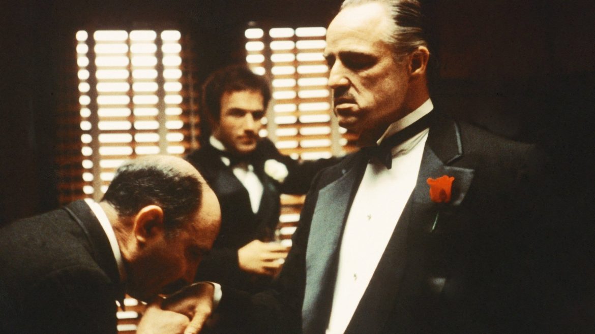 The Godfather...From left to right, Salvatore Corsitto as Bonase