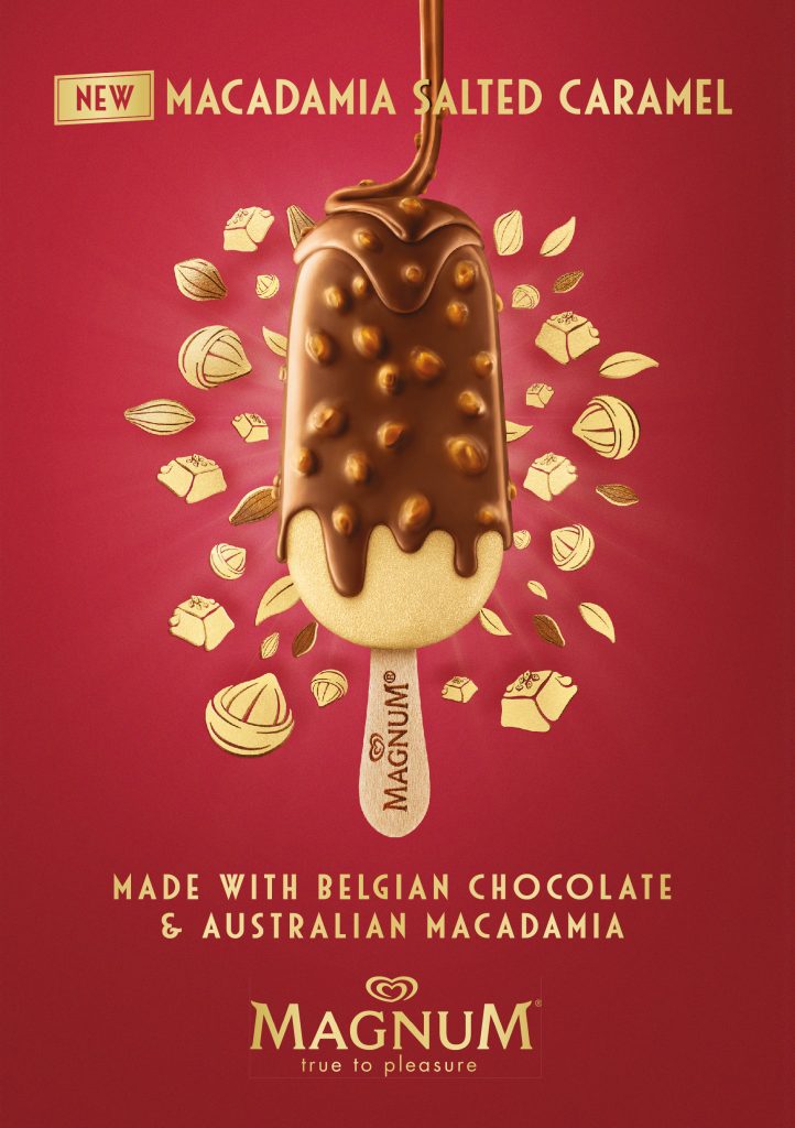 Magnum Ice Cream Introduces Magnum Macadamia Salted Caramel!