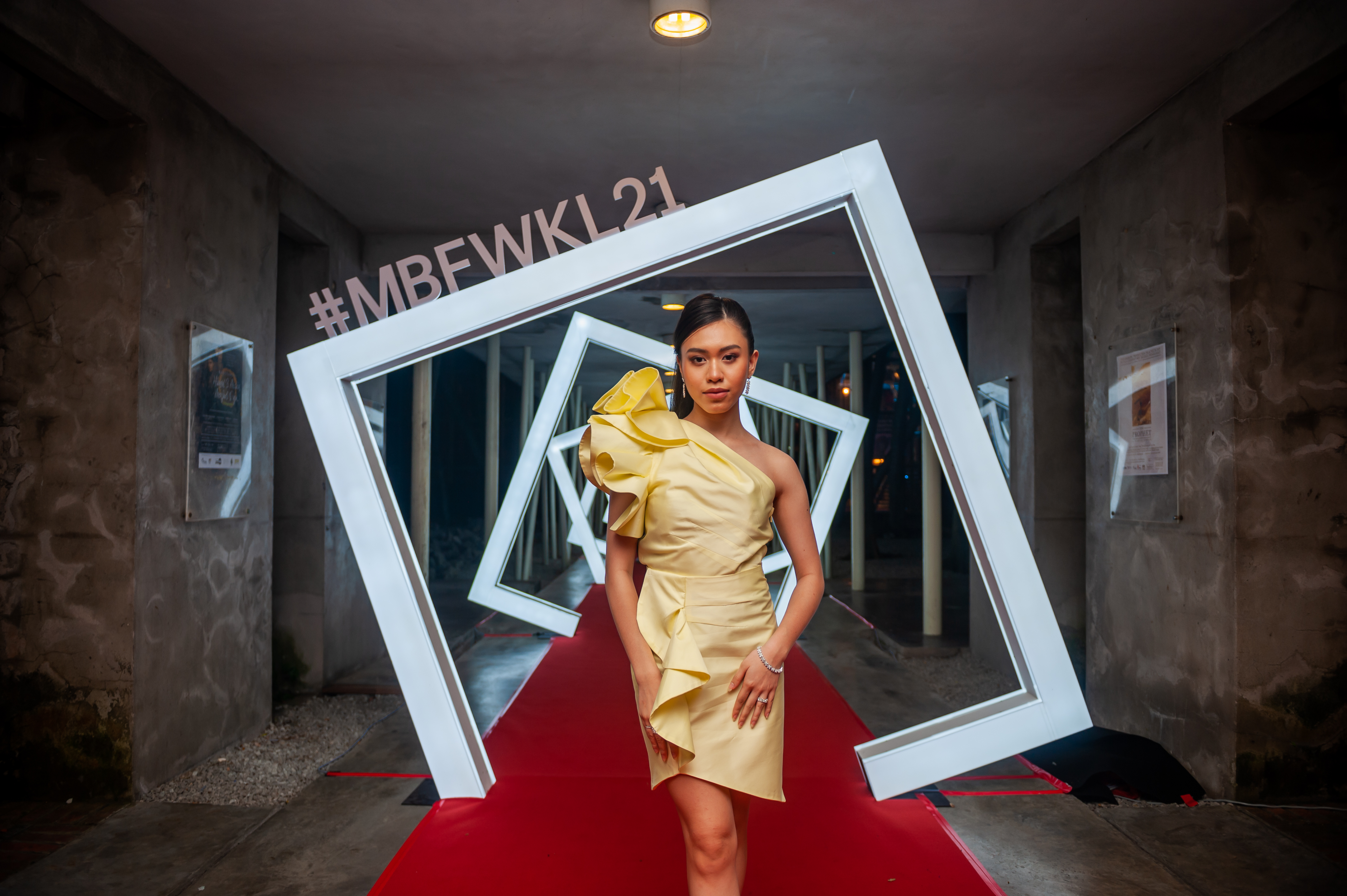 Maya Letisha at the Mercedes-Benz Fashion Week Kuala Lumpur