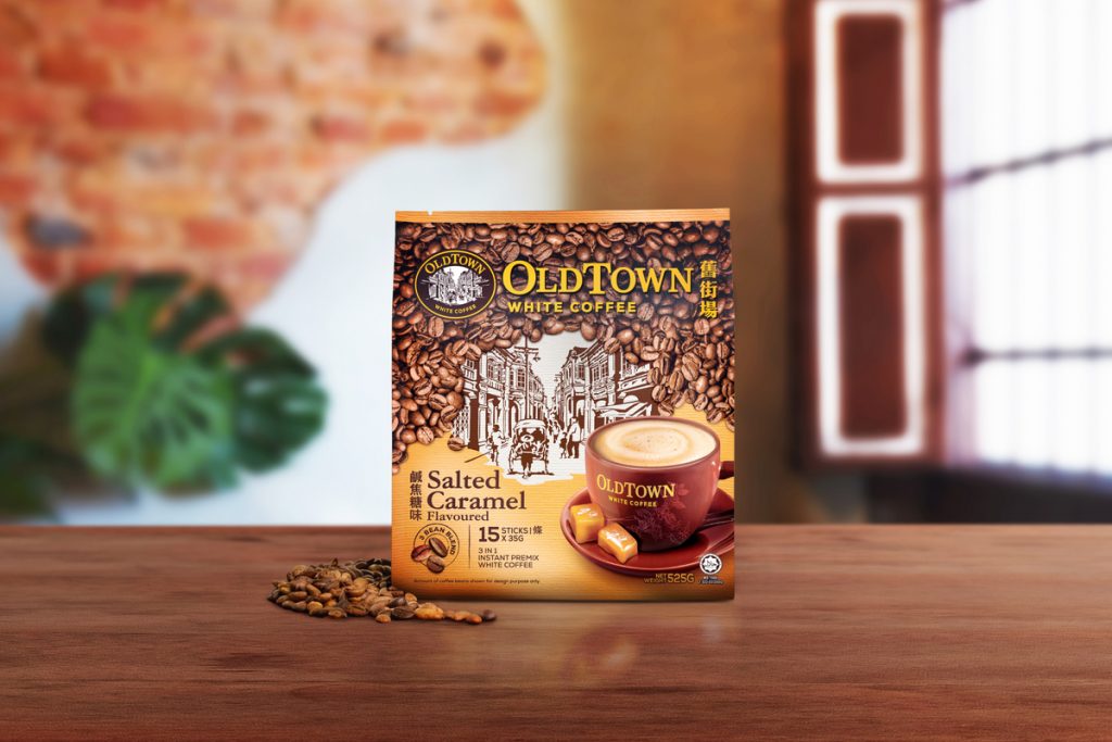 IMAGE 3 - OLDTOWN WHITE COFFEE SALTED CARAMEL FLAVOURED