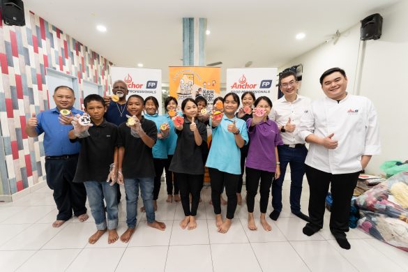 11. Kids of Yayasan Sunbeams Pose with Their Decorated Cookies