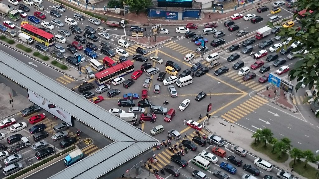 Traffic Jam in Kuala Lumpur 