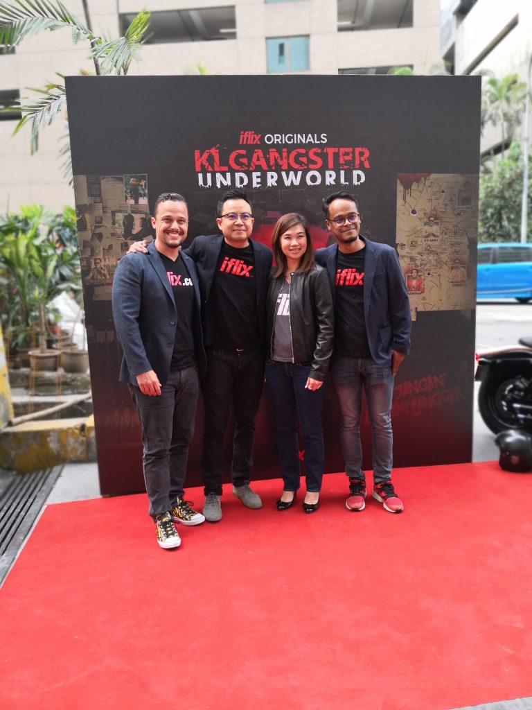 (L-R) Mark Britt, Co-Founder and Group CEO of iflix, Mark Francis, Diana Boo and Zebedee De Costa