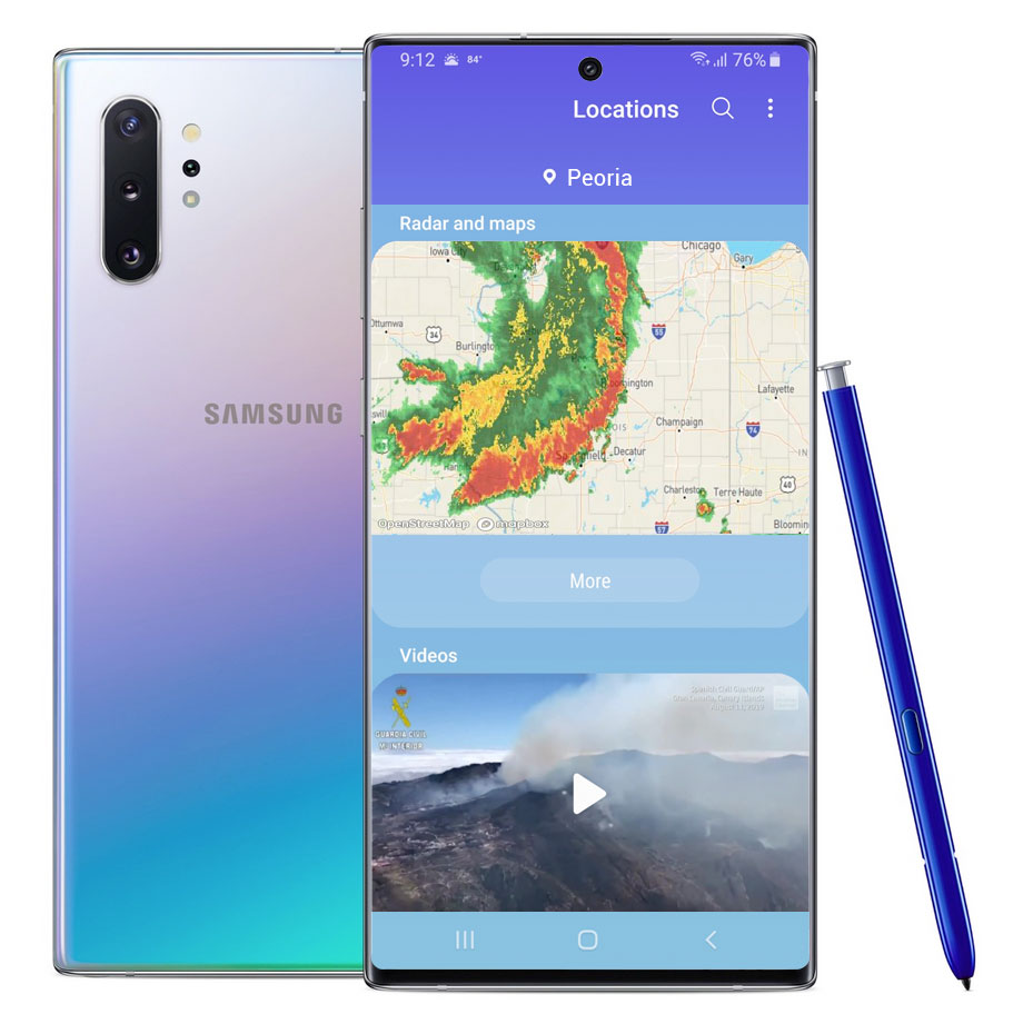 Plan your journey and avoid the rain with Galaxy Note10 and Note10+_2