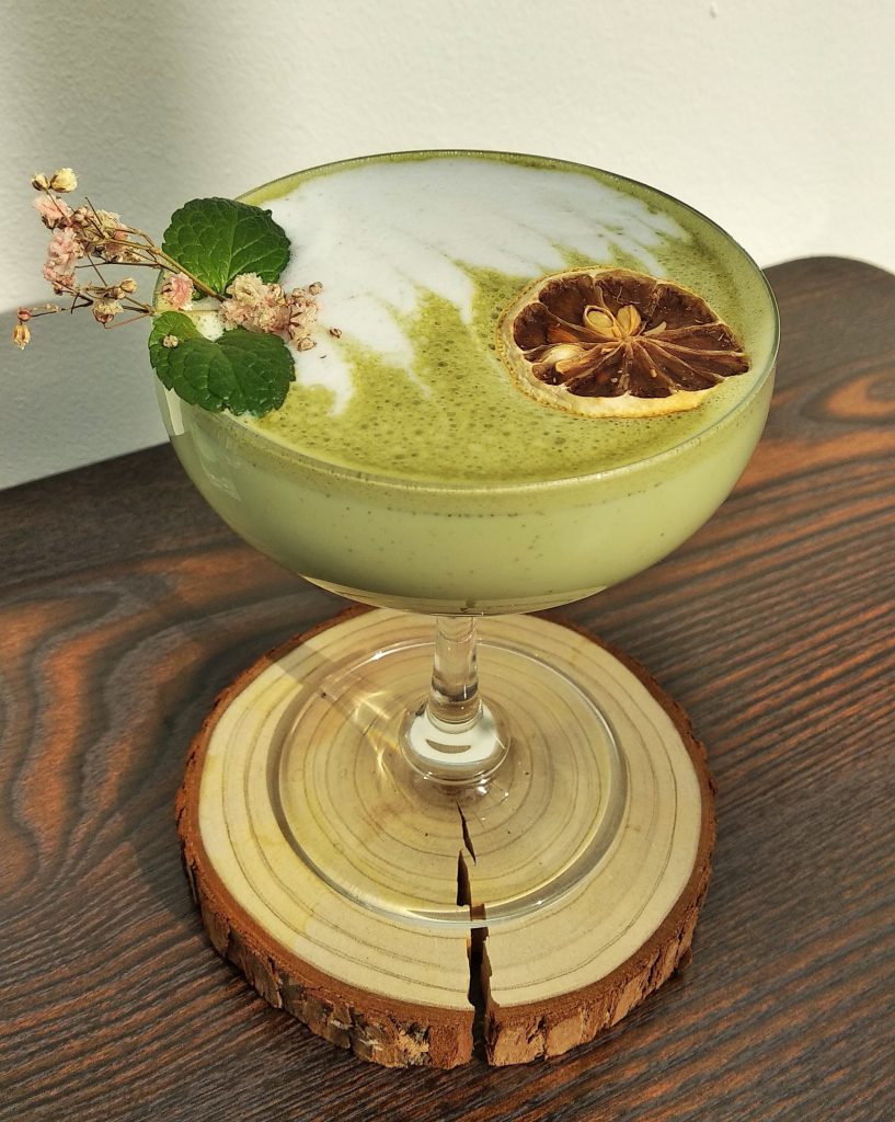 green matcha latter