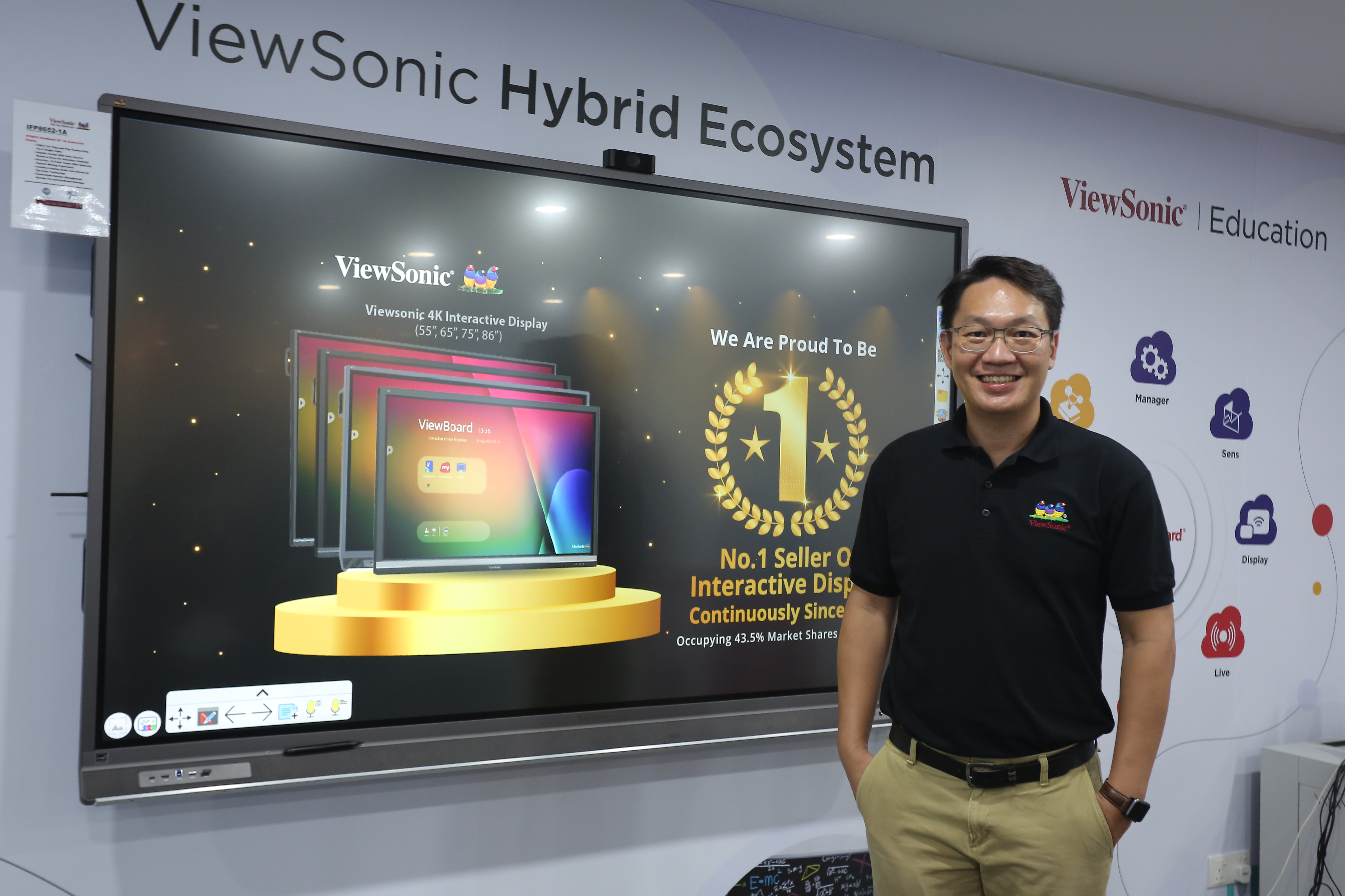 Country Manager of ViewSonic Malaysia, Mr Chaw Foo Hong